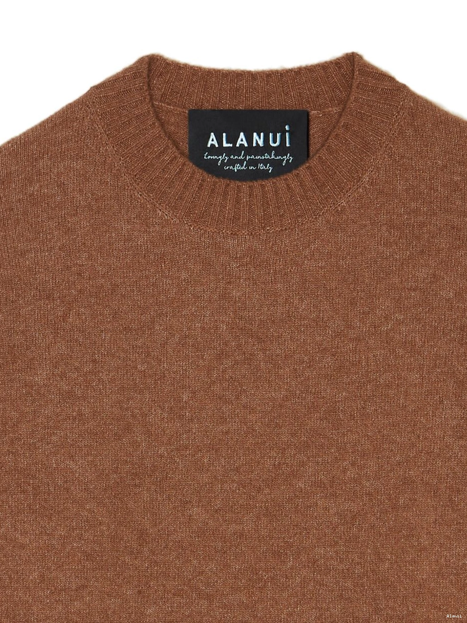 Cheap cashmere-blend Alanui jumper Women ribbed-edge 0814